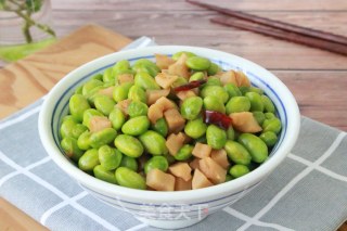 萝卜干炒毛豆的做法