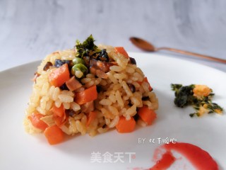 蔬菜腊肉饭的做法