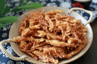 软炸金针菇的做法