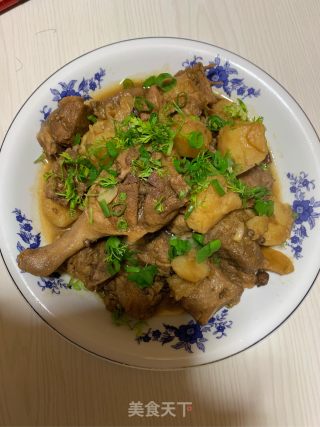 土豆炖鸭的做法