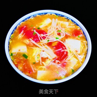 酸甜美食番茄鸡蛋汤的做法