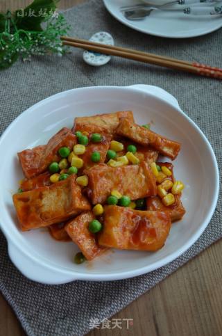 茄汁豆腐的做法