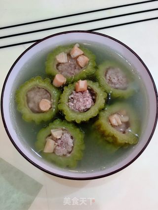酿苦瓜煲瑶柱的做法