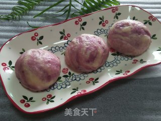 紫薯馒头的做法