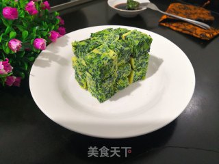 菠菜鸡蛋糕的做法