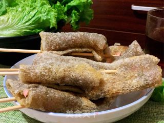 平底锅版重庆烤苕皮的做法