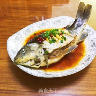清蒸肉末鲫鱼的做法