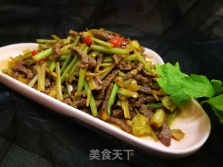 野山椒牛肉的做法
