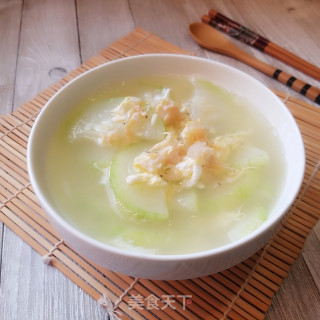 干贝节瓜蛋花汤的做法