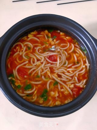 番茄鸡蛋面的做法
