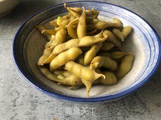 高压锅盐水毛豆的做法
