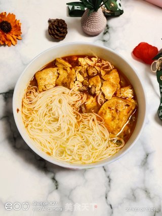 五花肉豆腐面的做法