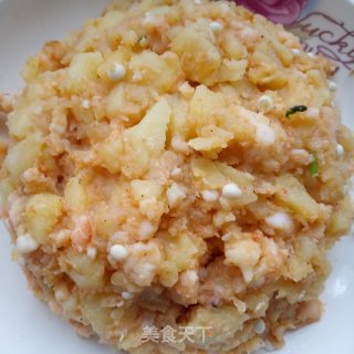虾仁土豆泥的做法