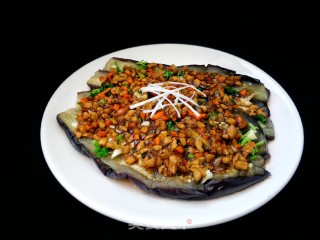 肉冒蒜香茄子的做法