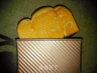 大爆头奶香炼乳吐司的做法