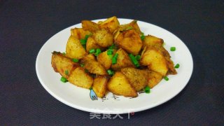 街头小吃孜然土豆（锅巴洋芋）