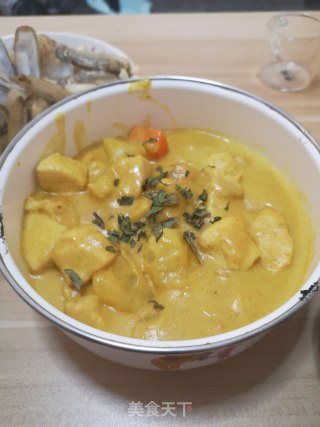 泰式黄咖喱鸡的做法