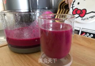葡萄香蕉火龙果汁的做法