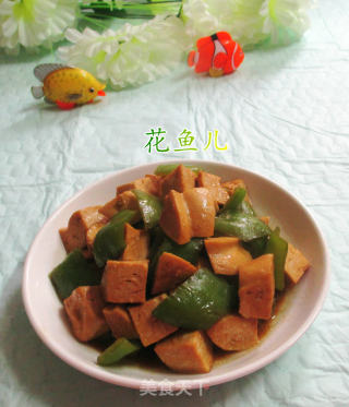 青椒炒鲜素鸡的做法