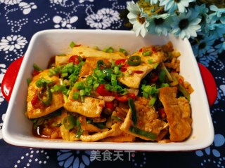 香煎酸菜豆腐的做法