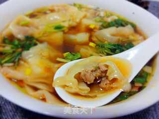 酸汤馄饨的做法