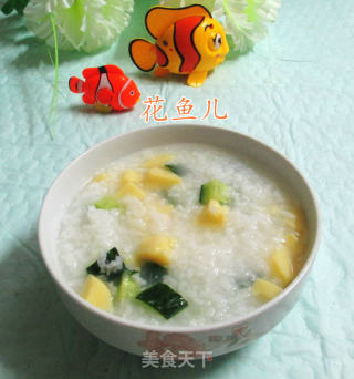 青瓜樱玉豆腐大米粥的做法