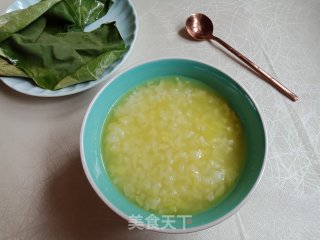 消暑荷叶粥的做法