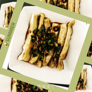 青椒拌紫茄的做法