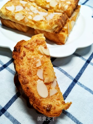 杏仁香酥吐司片的做法