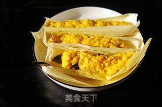 蒸嫩玉米羹的做法