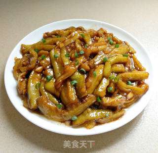 蚝油烧茄子的做法