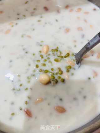 牛奶绿豆沙的做法