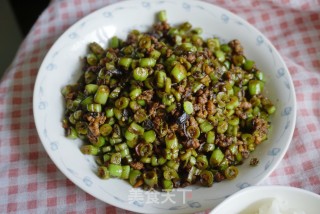 榄菜豆角的做法