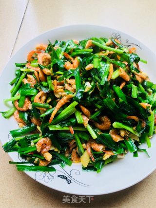 河虾炒韭菜的做法