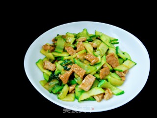 黄瓜炒肉片的做法