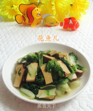 鸡蛋干炒小白菜的做法