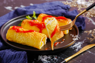 芝士肉松吐司卷的做法
