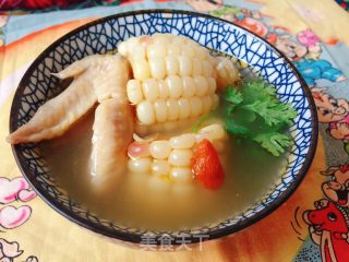 时蔬鲜鸡汤的做法