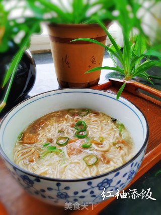 丝瓜肉丝面的做法