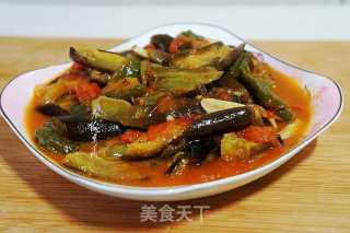 青椒西红柿炖茄子的做法