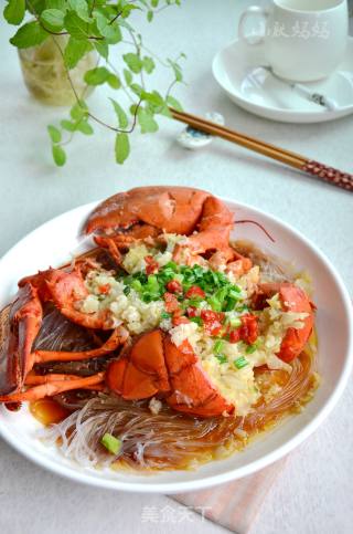 蒜蓉蒸龙虾的做法