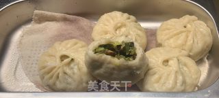 青菜素包子的做法