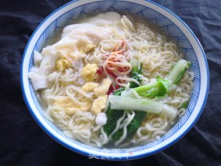 青菜鸡蛋汤面的做法