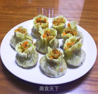 胡萝卜香菇糯米烧麦的做法