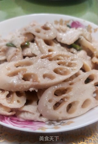 鸡胸肉炒莲藕的做法