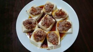 肉碎蒸豆腐的做法