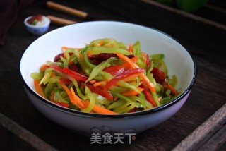 炝拌三丝的做法