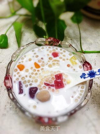 芋圆牛奶西米露的做法