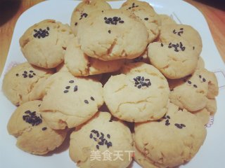 黑芝麻桃酥的做法