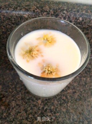 菊花奶茶的做法
